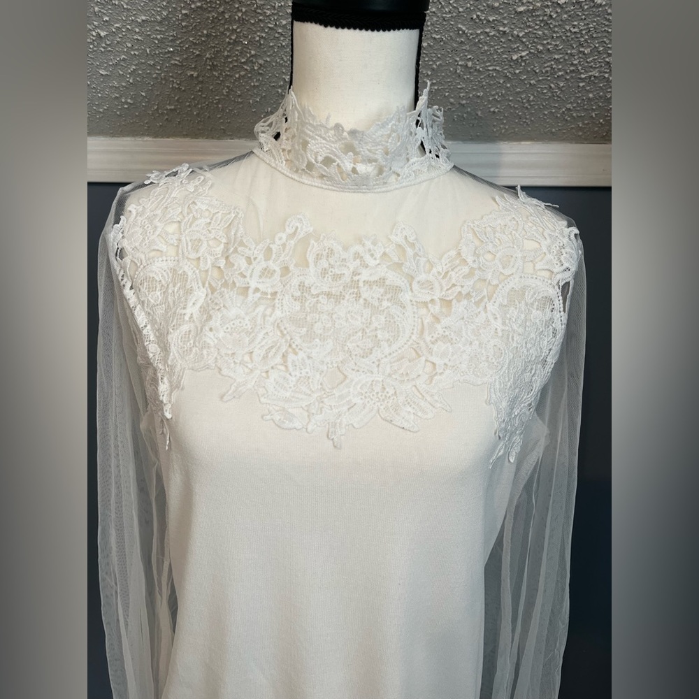 beautiful lace blouse